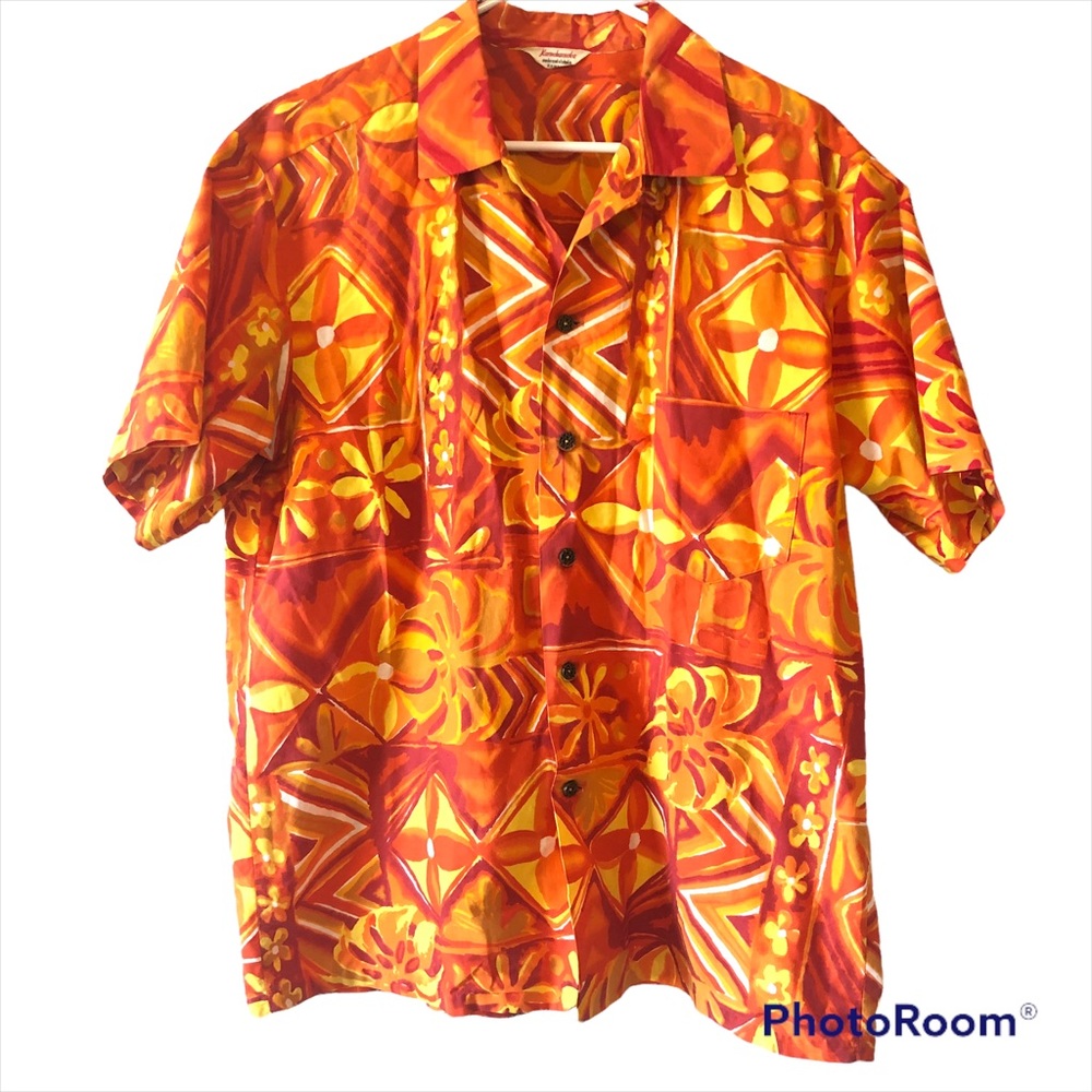 Vintage Men’s Hawaiian Shirt. Made in Hawaii
